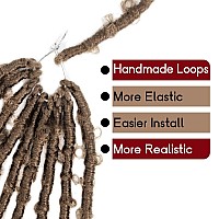 24 Inch Light Weight Butterfly Locs Crochet Hair 8 Packs Long Distressed Butterfly Faux Locs Crochet Hair 27