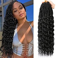 Jvilo Goddess Locs Crochet Hair 24Inchs 126Strands7Packs Synthetic Faux Locs Crochet Hair With Curly Ends New Soft Locs Crochet