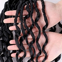 Jvilo Goddess Locs Crochet Hair 24Inchs 126Strands7Packs Synthetic Faux Locs Crochet Hair With Curly Ends New Soft Locs Crochet