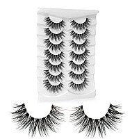 Fake Eyelashes Natural Wispy Lashes 3D Volume Faux Mink Lashes Fluffy False Lashes 16MM cat Eye Lashes A14