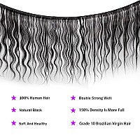 Human Hair Bundles Body Wave Bundles Human Hair 1 Bundles Brazilian Virgin Black Weave Hair Bundles 100 Unprocessed Natural Col