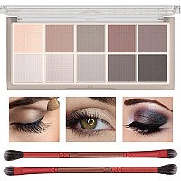 Sulily 10 Colors Eyeshadow Palette Makeup Matte Naked Eye Shadowhigh Pigmented Naturinglooking Ultrablendablelong Lasting