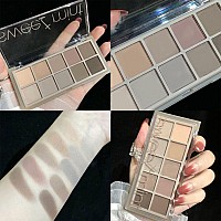 Sulily 10 Colors Eyeshadow Palette Makeup Matte Naked Eye Shadowhigh Pigmented Naturinglooking Ultrablendablelong Lasting