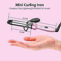 DAN Technology Travel Curling Iron,Mini Curling Iron,Dual Voltage Curling Iron up to 450