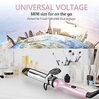 DAN Technology Travel Curling Iron,Mini Curling Iron,Dual Voltage Curling Iron up to 450