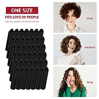 43 Pieces Soft 059 Inch Foam Hair Rollers Set With Flexible Sponge Curlers Stainless Steel Rat Tail Pintail Comb For Hair Styl