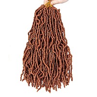 Umylar Faux Locs Crochet Hair 14 Inch,7 Packs Soft Locs Crochet Hair for Black Women Pre-Looped Faux Locs Crochet Braids Synthetic Hair Extension (14 Inch, 350#)