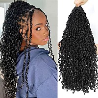 Boho Passion Twist Crochet Hair 20 5 Packs Black Pre Twisted Mini Majesty Twist Curly Senegalese Dreadlocks Extensions Prel