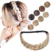 Hairro Braid Hair Headband For Women Braids Hairband Braided Hair Band Synthetic Plaited Headband Costume Hairpiece For Girl Wom