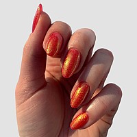 Cirque Colors Velvet Rope Bright Red Color Shifting Aurora Shimmer Nail Polish 037 Fl Oz 11 Ml Vegan Crueltyfree