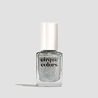 Cirque Colors Disco Ball Flash Reflective Silver Glitter Nail Polish 037 Fl Oz 11 Ml Vegan Crueltyfree