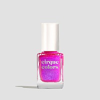 Cirque Colors Cest Chic Hot Pink Holographic Colorshifting Aurora Shimmer Nail Polish 037 Fl Oz 11 Ml Vegan Cruelty