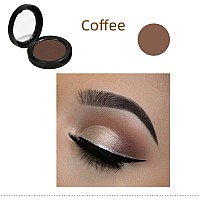 Mysense Single Matte Coffee Eyeshadow Pressed Fine Powder Brown Eye Shadow High Pigment Longwear Single Brown Eye Makeup For Day