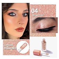 Oulac Liquid Glitter Eyeshadow Liquid Eyeshadow Metallic Eyeshadow Shimmer Eyeshadow Liquid Eyeliner Nonsticky Oneswipe Covera