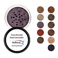 Root Concealer Touch Up Powder Allnatural Crushed Minerals Without Brush Fast And Easy Total Gray Hair Cover Up For Black