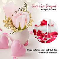 Christmas Spa Gift Sets For Women Spa Basket Coconut Rose Bath Gifts For Her Teen Girl Gifts Toiletry Bag Luxury Bath Gift Set