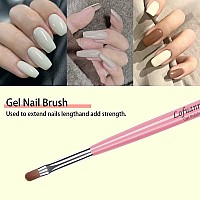 Nail Art Brushes Set Lofuanna 6Pcs Nail Tips Art Design Tools With Poly Extension Gel Brush Nail Polish Brush Carved Brush Ar