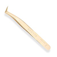 Allove Eyelash Extension Tweezers For Lash Extensions Stainless Steel Lash Tweezers For Eyelash Extensions Isolation Volume Lash