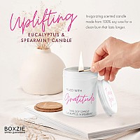 Boxzie Thank You Gifts For Women Appreciation Gift Box Set Cute Gratitude Basket Ideas Thoughtful Candle Presents For Employ