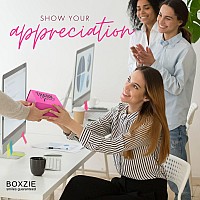 Boxzie Thank You Gifts For Women Appreciation Gift Box Set Cute Gratitude Basket Ideas Thoughtful Candle Presents For Employ