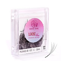 Rose Girl Loose Promade Fans Natural Look Handmade Volume Eyelashes From 3D To 16D C Cc D Dd Curl False Lashes Extensions