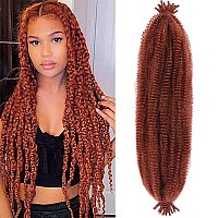 Springy Afro Twist Hair 30 Inches Preseparated Marley Twist Braiding Hair 8 Pack Spring Twist Hair Afro Twist Hair For Soft Loc