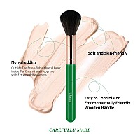 Makeup Brushes Set Professional 12Pcs Deep Green Make Up Brush Set Foundation Eyebrow Blush Concealer Face Powder Eye Shadows