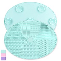 Makeup Brush Cleaner Mat Silicone Brush Cleaning Mat Big Size Make Up Brush Clean Pad With Suction Cup For Makeup Brush Cleaning