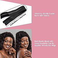 Goiple 11 Pcs Wig Kit For Lace Front Wigs For Beginners Hair Wax Stick Lace Melting Elastic Band For Wigs Edge Laying Scarf E