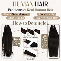 Full Shine Hair Brown Weft Extensions Real Human Hair Extenisons Dark Brown Sew In Invisible Hair Extensions 18 Inch For Long Ha