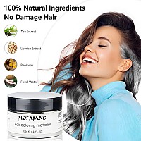 White Hair Color Wax Pomades 423 Oz Natural Hair Coloring Wax Material Disposable Hair Styling Clays Ash For Cosplay Party