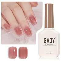 Gaoy Jelly Burgundy Gel Nail Polish 16Ml Sheer Pink Maroon Translucent Color 1299 Uv Light Cure Gel Polish For Nail Art Diy Man