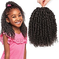 Nice One Pretwisted Passion Twist Hair 8 Inch Short Passion Twist Crochet Hair For Women 8 Packs Prelooped Braiding Hair Synt