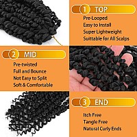 Nice One Pretwisted Passion Twist Hair 8 Inch Short Passion Twist Crochet Hair For Women 8 Packs Prelooped Braiding Hair Synt