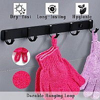 Shower Gloves24 Pcs Exfoliating Bath Glovesbody Scrub Gloves With Hanging Loop For Beauty Spa Massage Skin Shower Body Scrubbe