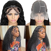 Ibntohat 13X6 Hd Transparent Deep Wave Lace Front Wigs Human Hair Wigs For Women Glueless Brazilian Virgin Lace Frontal Wigs Hum