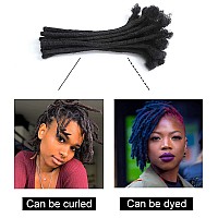 10 Inch Loc Extensions 100 Real Human Hair 30 Strands 04Cm Width Full Handmade Permanent Dreadlock Extensions Human Hair For W