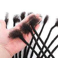 10 Inch Loc Extensions 100 Real Human Hair 30 Strands 04Cm Width Full Handmade Permanent Dreadlock Extensions Human Hair For W