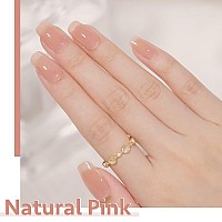 Gaoy Sheer Nude Gel Nail Polish 16Ml Jelly Natural Pink Translucent Color 1301 Uv Light Cure Gel Polish For Nail Art Diy Manicu