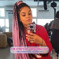 8 Pack Ombre Braiding Hair Pre Stretched 26 100Gpack Premium Kanekalon Pre Stretched Braiding Hair Extensions Professional