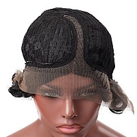 Bybrana Hair Short Finger Wavy Wig Curly Black Cute Nuna Wig Real Retro African Black Wigs For Women Mommy Wig Is Looks Natural