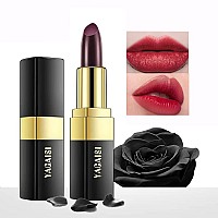 Yeweian Black Color Changing Lipstick Magic Color Changing Lip Balmblack Change Into Brick Red Natural Moisturizing Lip Balm