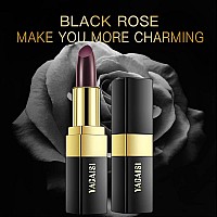 Yeweian Black Color Changing Lipstick Magic Color Changing Lip Balmblack Change Into Brick Red Natural Moisturizing Lip Balm