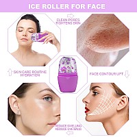 Wetang Face Ice Mold Reusable Ice Mold For Face Brighten Skin Silicone Ice Face Roller Mold To Tighten Tone Skin Face Icer