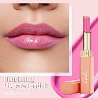 Oulac Pink Lipstick Moisturizing Shine Lipstick Moisturizing Lip Stick Glossy Tinted Lip Balm Sheer Shine Juicy Finish Light