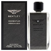 Bentley Momentum Unbreakable EDP Spray for Men, 3.4 oz