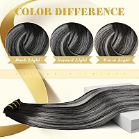 Ve Sunny Clip In Human Hair Extensions Black Hair Extensions Clip Ins Natural Black Ombre Silver Blonde Remy Real Human Hair Cli