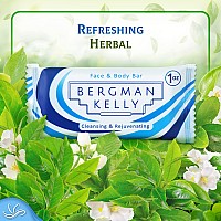 Bergman Kelly Hotel Toiletries Bundle White Tea 1 Oz Each 200 Pieces 4Piece Set 50 Rectangular Bar Soap 50 Shampoo 50 Co