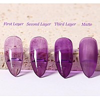 Major Dijit Gel Nail Polish 36 Clolors Translucent Jelly Glass Uv Led Gel Polish Natural Girly Colors Crueltyfree Nail Lacque