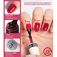 Major Dijit Gel Nail Polish 36 Clolors Translucent Jelly Glass Uv Led Gel Polish Natural Girly Colors Crueltyfree Nail Lacque